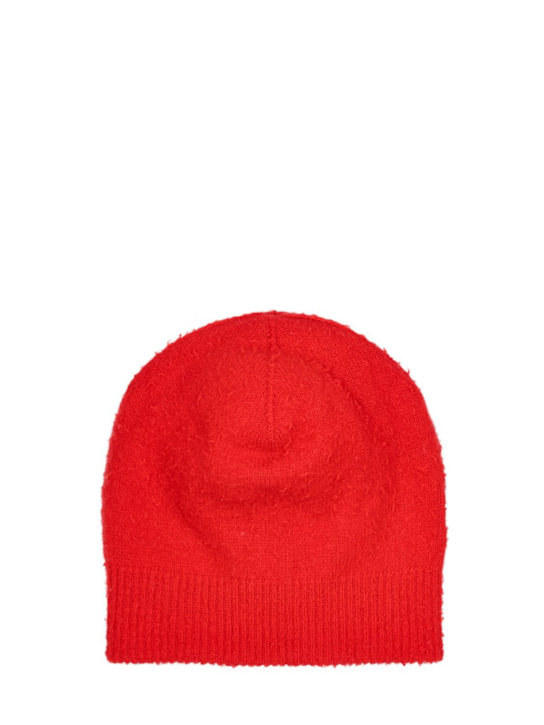The Row: Elix cashmere & wool knit hat - Red - kids-girls_0 | Luisa Via Roma
