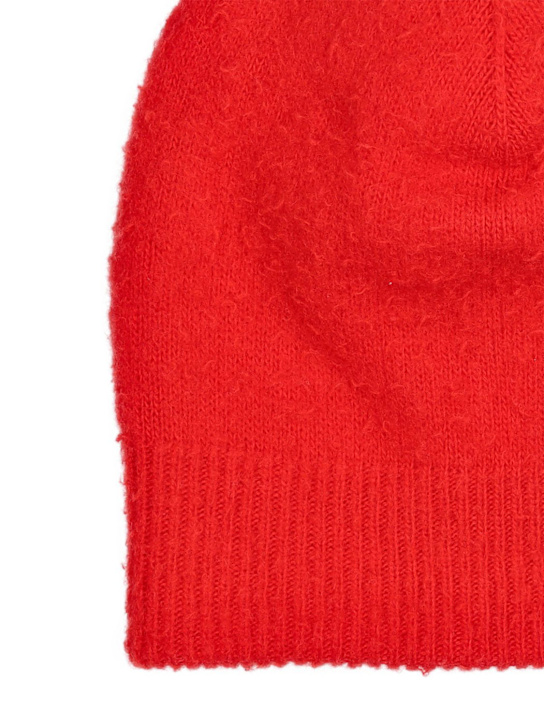 The Row: Elix cashmere & wool knit hat - Red - kids-girls_1 | Luisa Via Roma