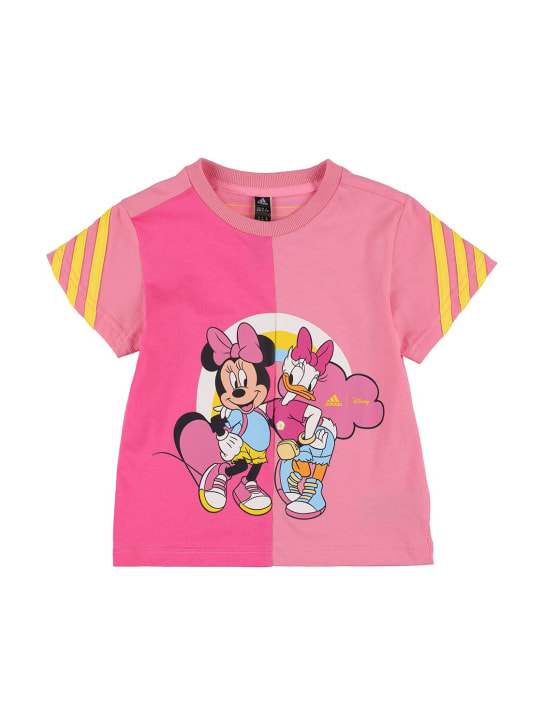 adidas Originals: Camiseta Disney de jersey de algodón estampada - kids-girls_0 | Luisa Via Roma