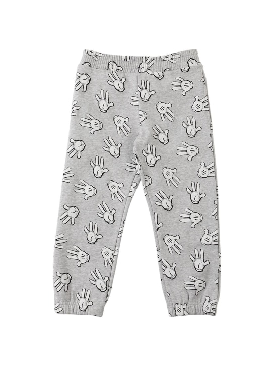 Stella McCartney Kids: オーガニックコットンスウェットパンツ - グレー - kids-boys_0 | Luisa Via Roma