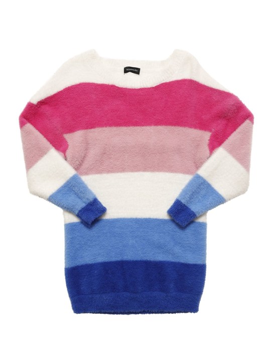 Monnalisa: Vestito a righe - Multicolore - kids-girls_0 | Luisa Via Roma