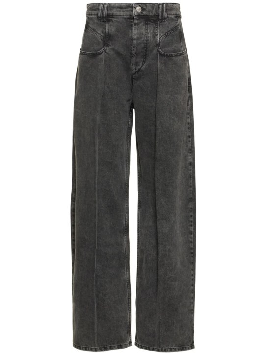 Isabel Marant: Vetea cotton denim jeans - women_0 | Luisa Via Roma