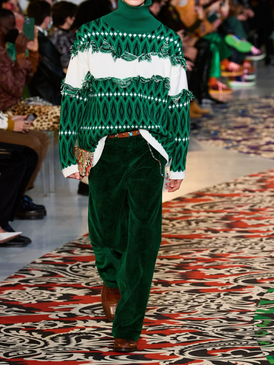 Etro: Sweater aus Wolle mit Rollkragen - men_1 | Luisa Via Roma
