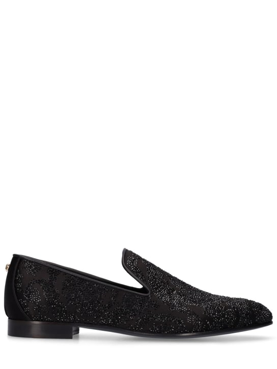 Baroque hotfix crystals loafers - Thumbnail 1