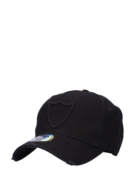 HTC Los Angeles: Embroidered logo cotton baseball cap - Siyah - men_1 | Luisa Via Roma