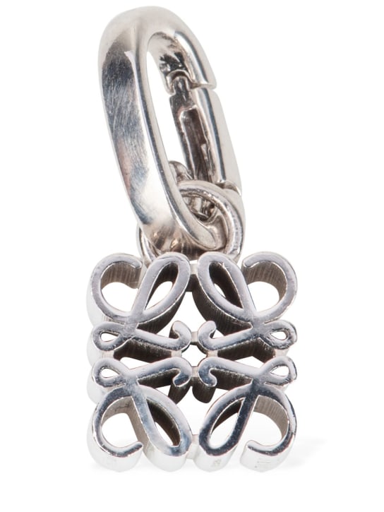 Loewe: Anagram silver charm - Rhodium - women_0 | Luisa Via Roma