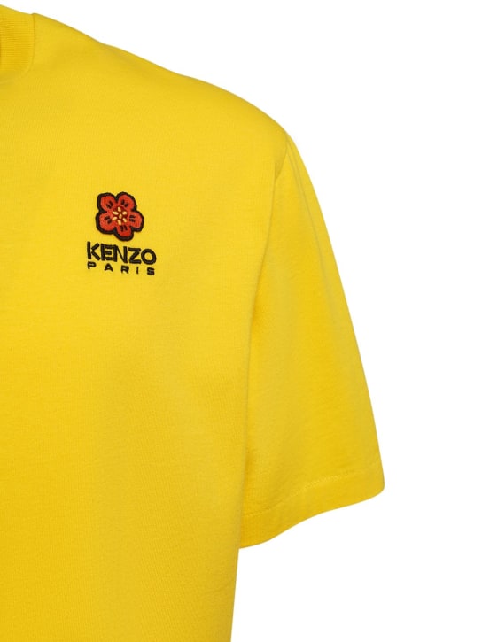 Kenzo Paris: Boke logo cotton jersey t-shirt - men_1 | Luisa Via Roma