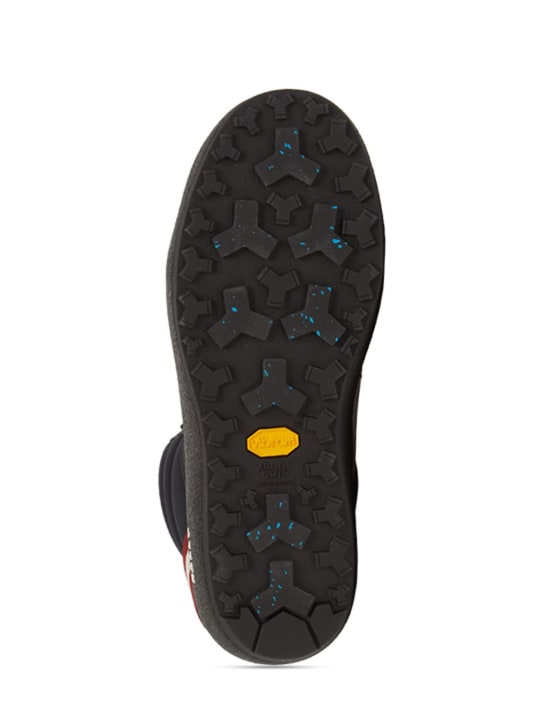 Bally: Clyde leather & tech coated hiking boots - Black - men_4 | Luisa Via Roma