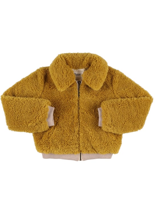 Bonpoint: Teddy jacket - kids-girls_0 | Luisa Via Roma