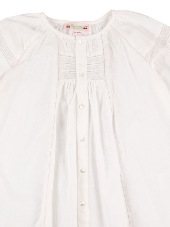Bonpoint: Camisa de algodón voilé - kids-girls_1 | Luisa Via Roma