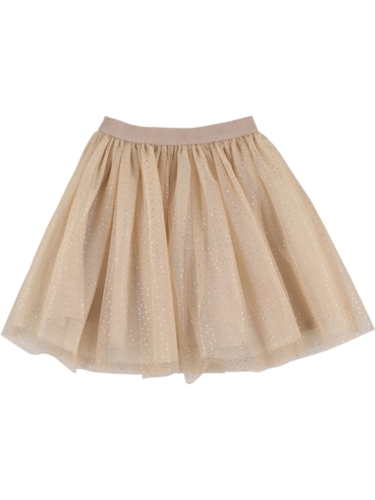 Bonpoint: Pleated tulle mini skirt - kids-girls_0 | Luisa Via Roma