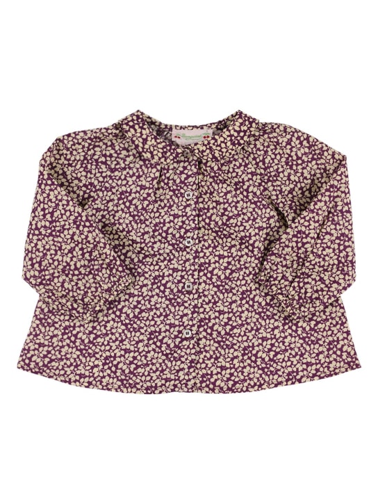 Bonpoint: Cotton blouse - kids-girls_0 | Luisa Via Roma