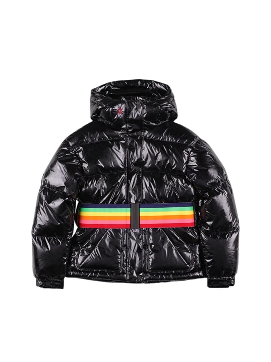 Perfect Moment: DANENPARKA AUS NYLON MIT KAPUZE - Schwarz - kids-girls_0 | Luisa Via Roma