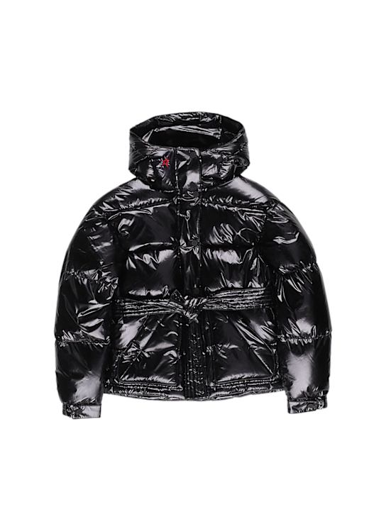 Perfect Moment: DANENPARKA AUS NYLON MIT KAPUZE - Schwarz - kids-girls_1 | Luisa Via Roma