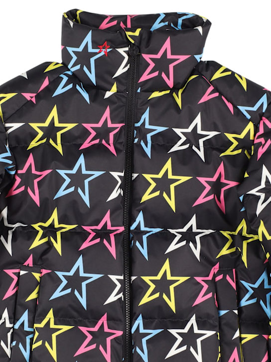 Perfect Moment: Nuuk ナイロンダウンジャケット - ブラック/マルチカラー - kids-girls_1 | Luisa Via Roma