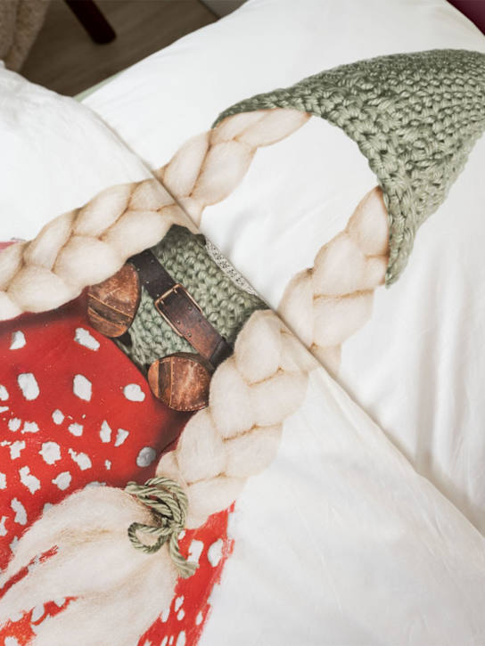 Snurk: Gnome organic cotton duvet cover set - White - kids-boys_1 | Luisa Via Roma