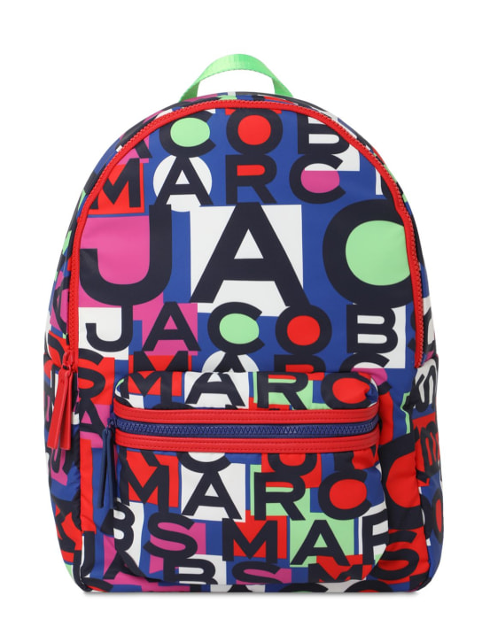 Marc Jacobs: Zaino in nylon stampato - kids-girls_0 | Luisa Via Roma