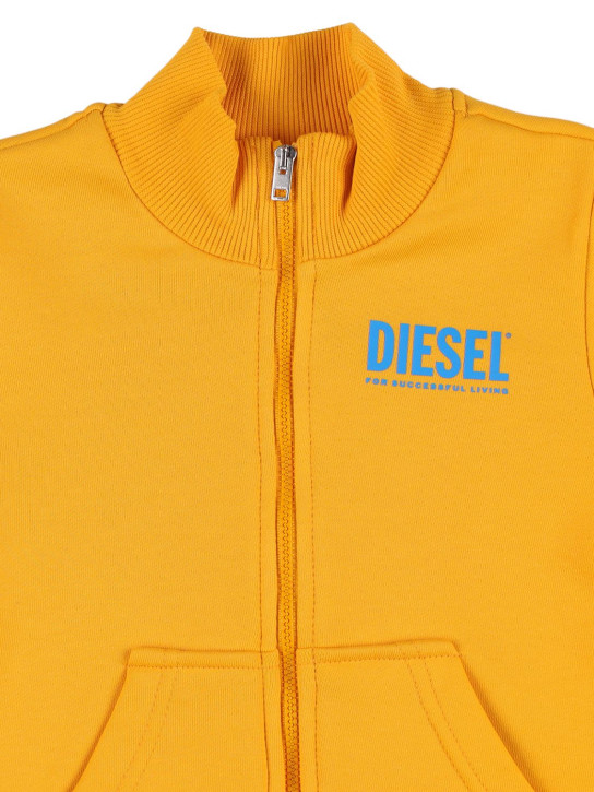 Diesel Kids: Sweatshirt und Trainingshose aus Baumwolle - kids-boys_1 | Luisa Via Roma