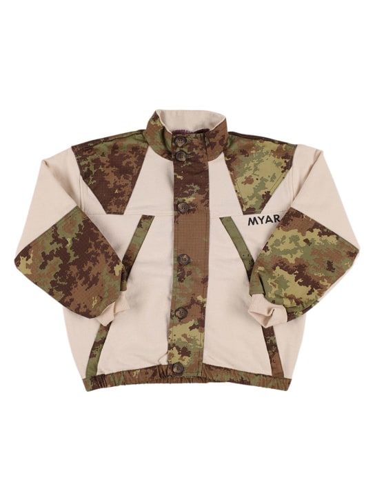 Myar: Jacke aus Bio-Baumwolle mit Logo - Bunt - kids-boys_0 | Luisa Via Roma