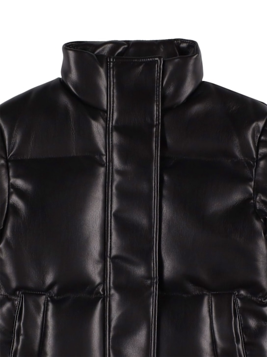 Stand Studio: Piumino Tatum in similpelle - Nero - kids-girls_1 | Luisa Via Roma