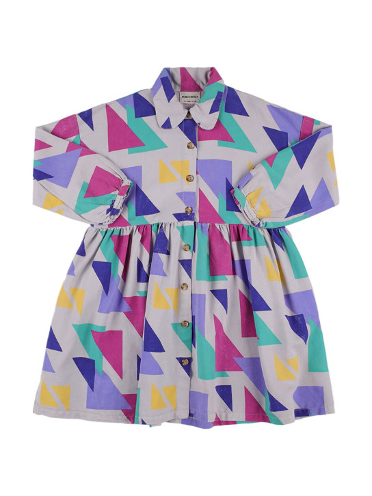 Bobo Choses: BEDRUCKTES KLEID AUS LYOCELLTWILL - Bunt - kids-girls_0 | Luisa Via Roma