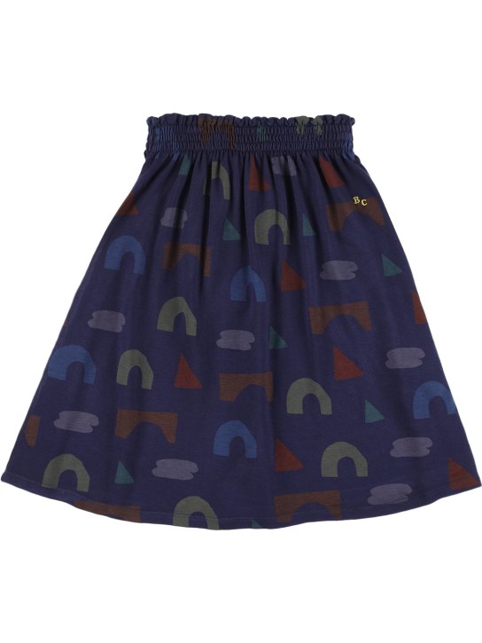 Bobo Choses: Printed viscose midi skirt - kids-girls_0 | Luisa Via Roma