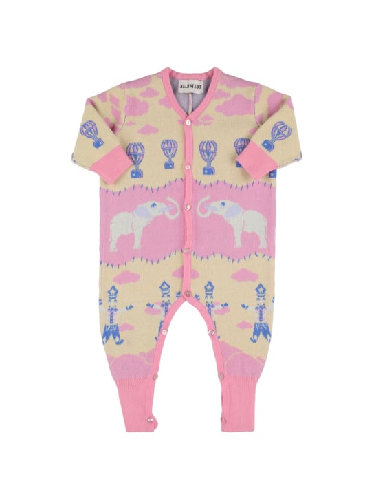 Helmstedt: Jacquard knit romper - Multicolor - kids-girls_0 | Luisa Via Roma