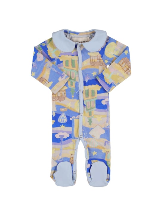 Helmstedt: Pelele de algodón orgánico estampados - Multicolor - kids-girls_0 | Luisa Via Roma