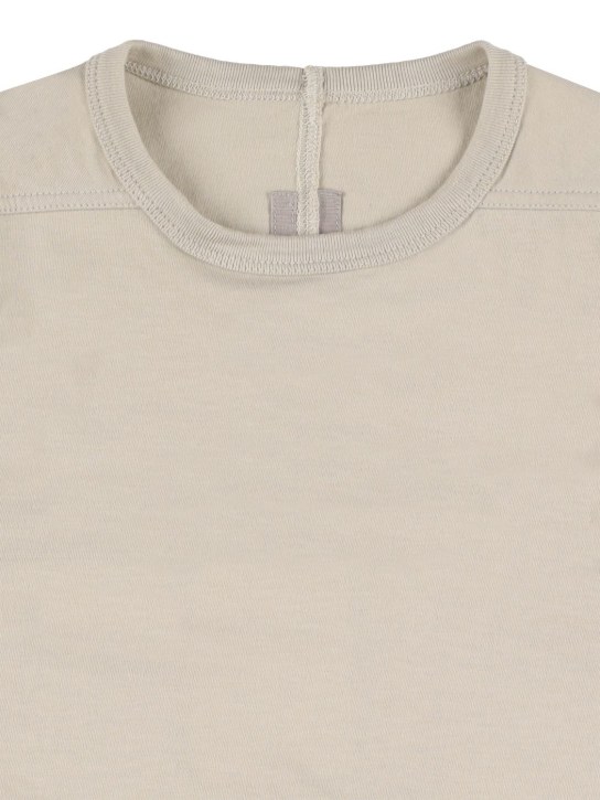 Rick Owens: Cotton jersey t-shirt - Off White - kids-boys_1 | Luisa Via Roma