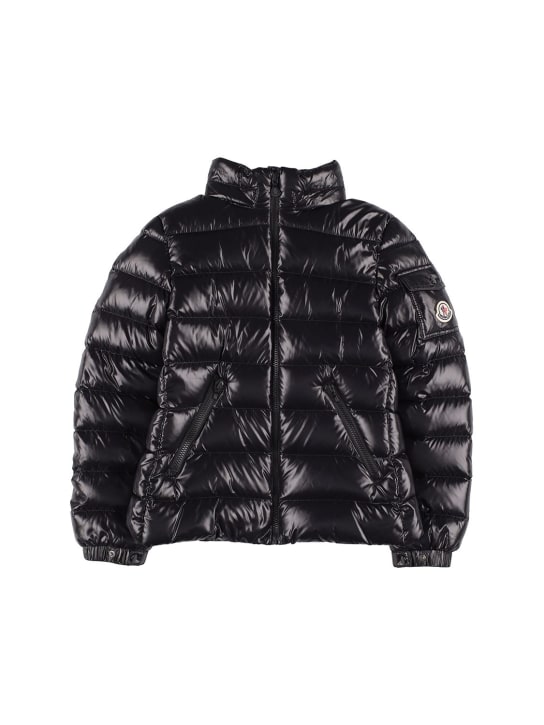 Moncler: Bady nylon down jacket - Black - kids-boys_1 | Luisa Via Roma