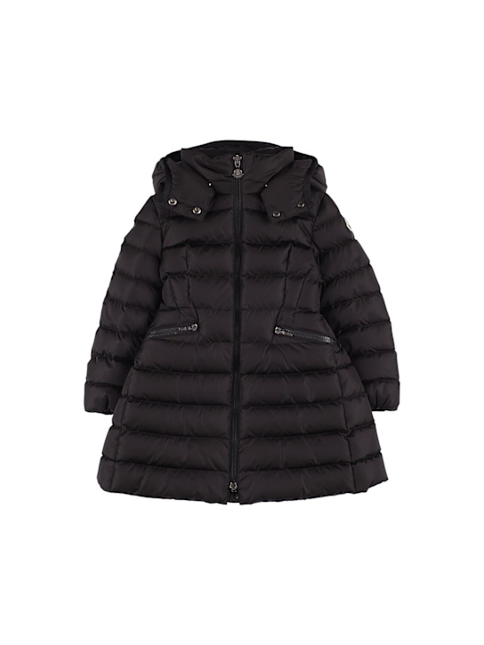Moncler: Charpal ナイロンダウンコート - kids-girls_0 | Luisa Via Roma