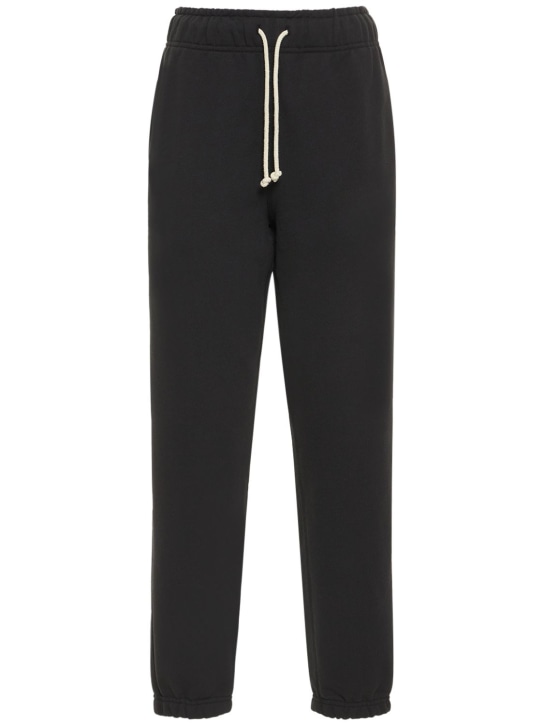 Logo cotton sweatpants - Thumbnail 1