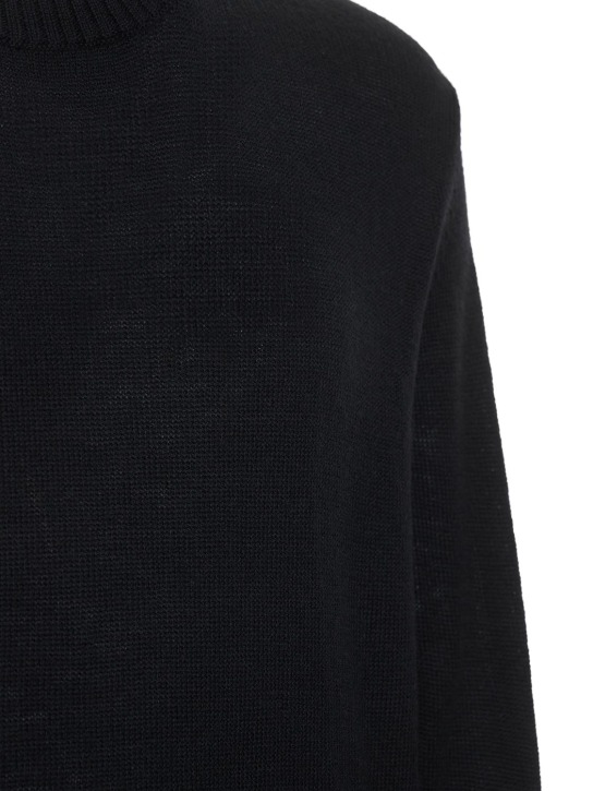 Jil Sander: Extra fine knit wool sweater - men_3 | Luisa Via Roma