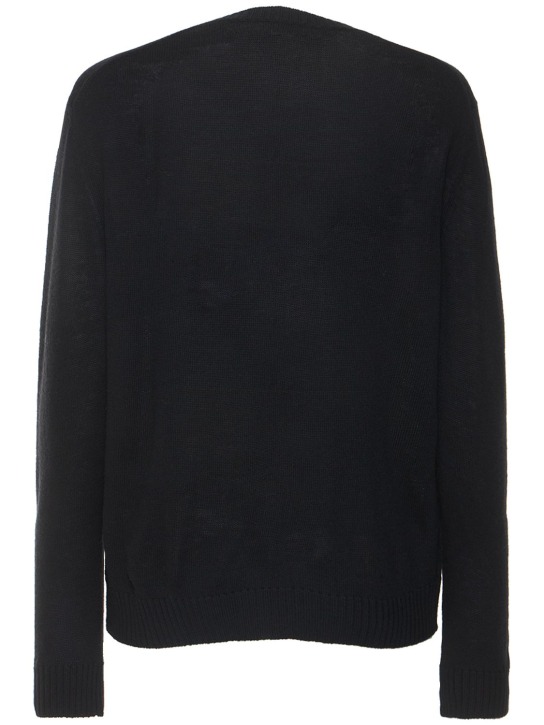 Jil Sander: Extra fine knit wool sweater - men_4 | Luisa Via Roma