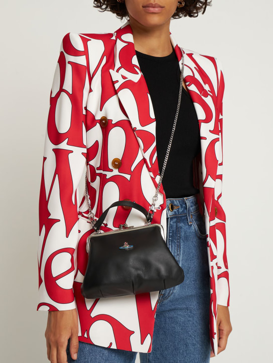 Vivienne Westwood: Granny Frame nappa leather bag - women_1 | Luisa Via Roma