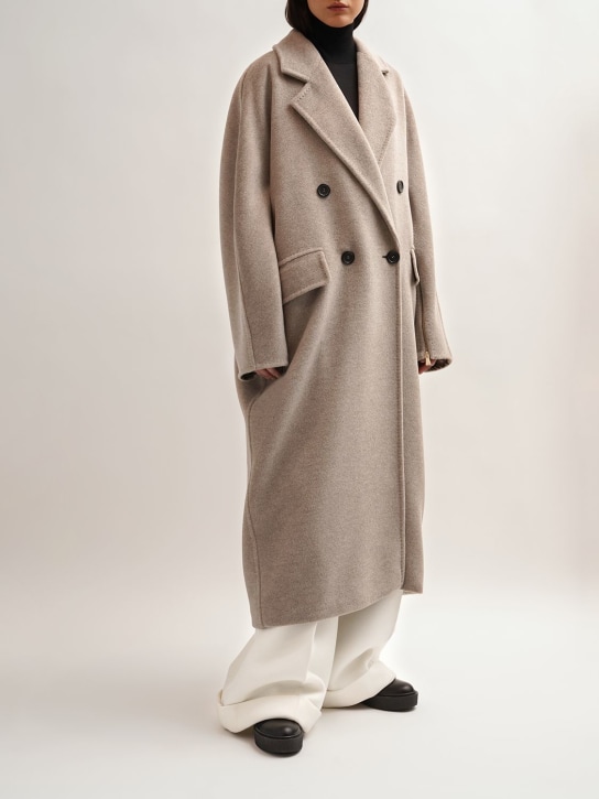 Max Mara: Ethel alpaca blend long coat - women_1 | Luisa Via Roma