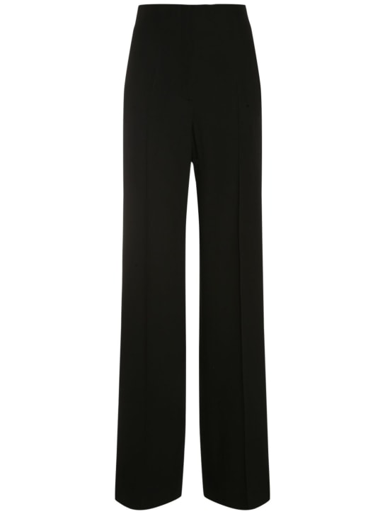 Verse viscose blend high rise pants - Alberta Ferretti - Women ...