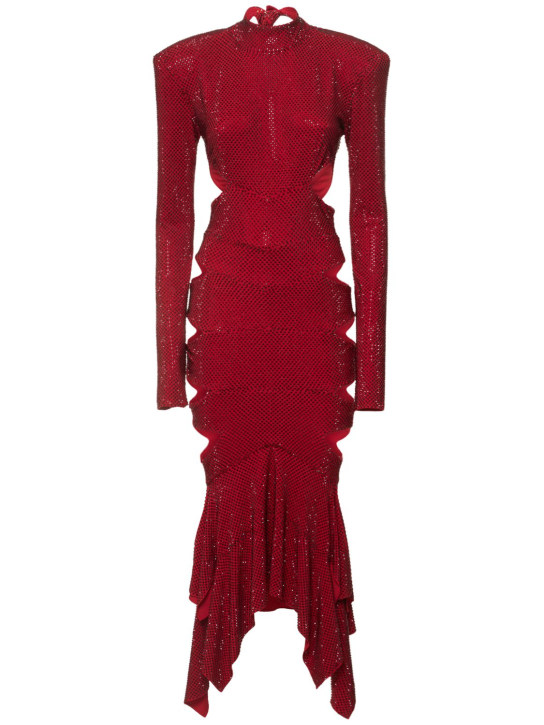 Embellished cutout midi dress - Thumbnail 1