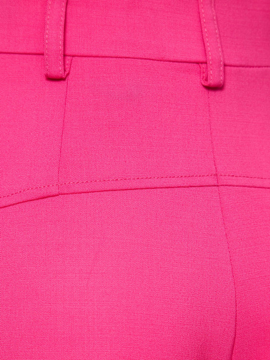 Jacquemus: Le Pantalon Sauge stretch wool pants - Pink - women_1 | Luisa Via Roma