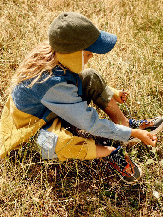 Stella McCartney Kids: Camicia in cotone organico millerighe - Multicolore - kids-girls_1 | Luisa Via Roma