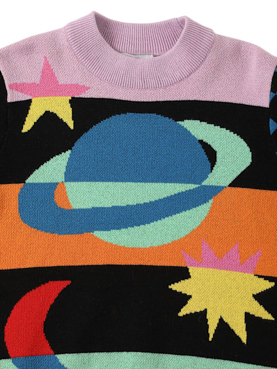 Stella McCartney Kids: Pullover aus Bio-Baumwoll/Wollstrick - Bunt - kids-girls_1 | Luisa Via Roma