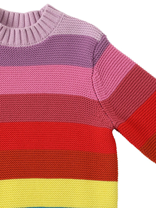 Stella McCartney Kids: Pullover aus Bio-Baumwoll/Wollstrick - Bunt - kids-girls_1 | Luisa Via Roma