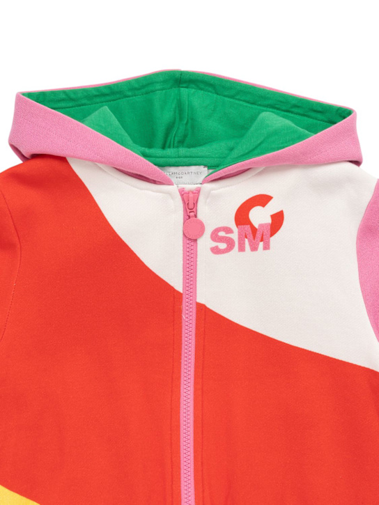 Stella McCartney Kids: HOODIE AUS BIO-BAUMWOLLE - Bunt - kids-girls_1 | Luisa Via Roma