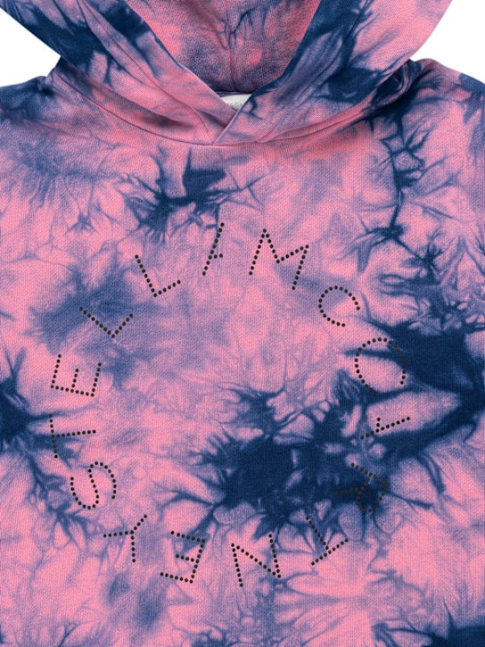 Stella McCartney Kids: HOODIE AUS BIO-BAUMWOLLE IM TIE DYE - Pink/Blau - kids-girls_1 | Luisa Via Roma