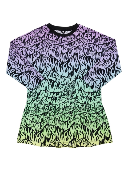 Stella McCartney Kids: オーガニックコットンスウェットワンピース - マルチカラー - kids-girls_0 | Luisa Via Roma