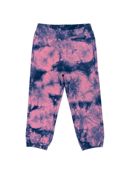 Stella McCartney Kids: TRAININGSHOSE AUS BAUMWOLLE - Pink/Blau - kids-girls_0 | Luisa Via Roma