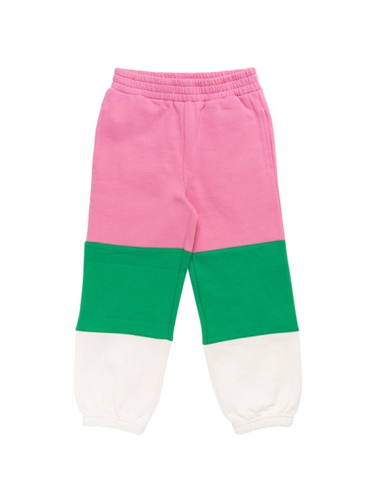 Stella McCartney Kids: オーガニックコットンスウェットパンツ - マルチカラー - kids-girls_0 | Luisa Via Roma