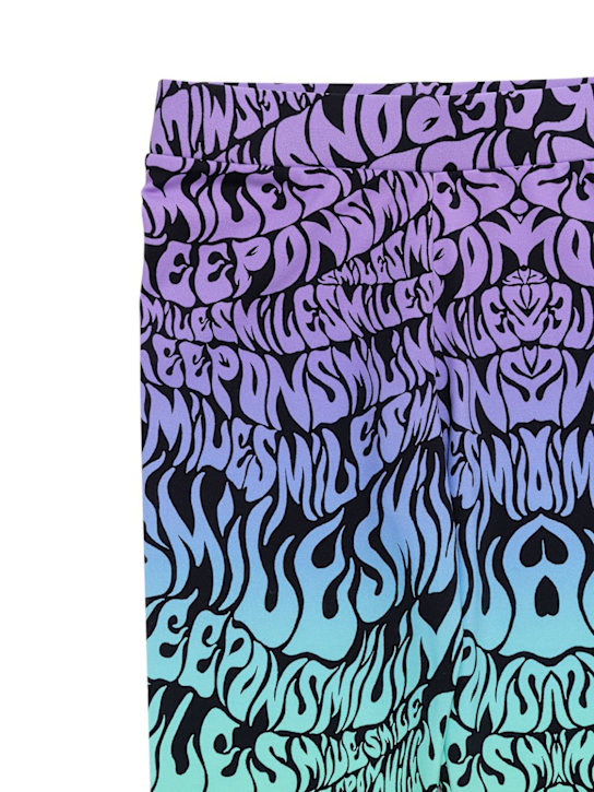 Stella McCartney Kids: Leggings aus recyceltem Technostoff mit Logo - Bunt - kids-girls_1 | Luisa Via Roma