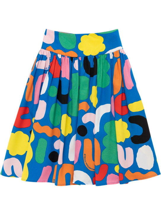 Stella McCartney Kids: MIDIROCK MIT DRUCK - Blau/Multi - kids-girls_0 | Luisa Via Roma