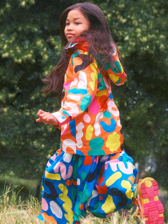 Stella McCartney Kids: MIDIROCK MIT DRUCK - Blau/Multi - kids-girls_1 | Luisa Via Roma